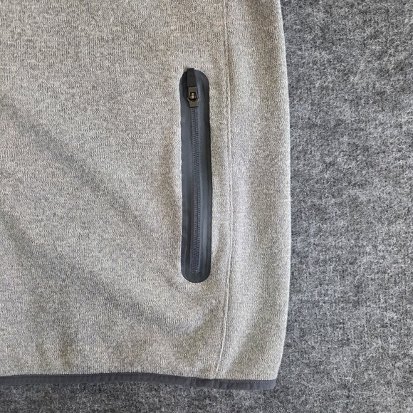 Straight Down Vest Mens XL Gray Dallas Stars Fleece Full Zip Pockets Golf - Picture 3 of 11